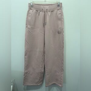 Jordan Flight Women’s Fleece Joggers Straight Leg Heavy Pink Sweatpants Size S